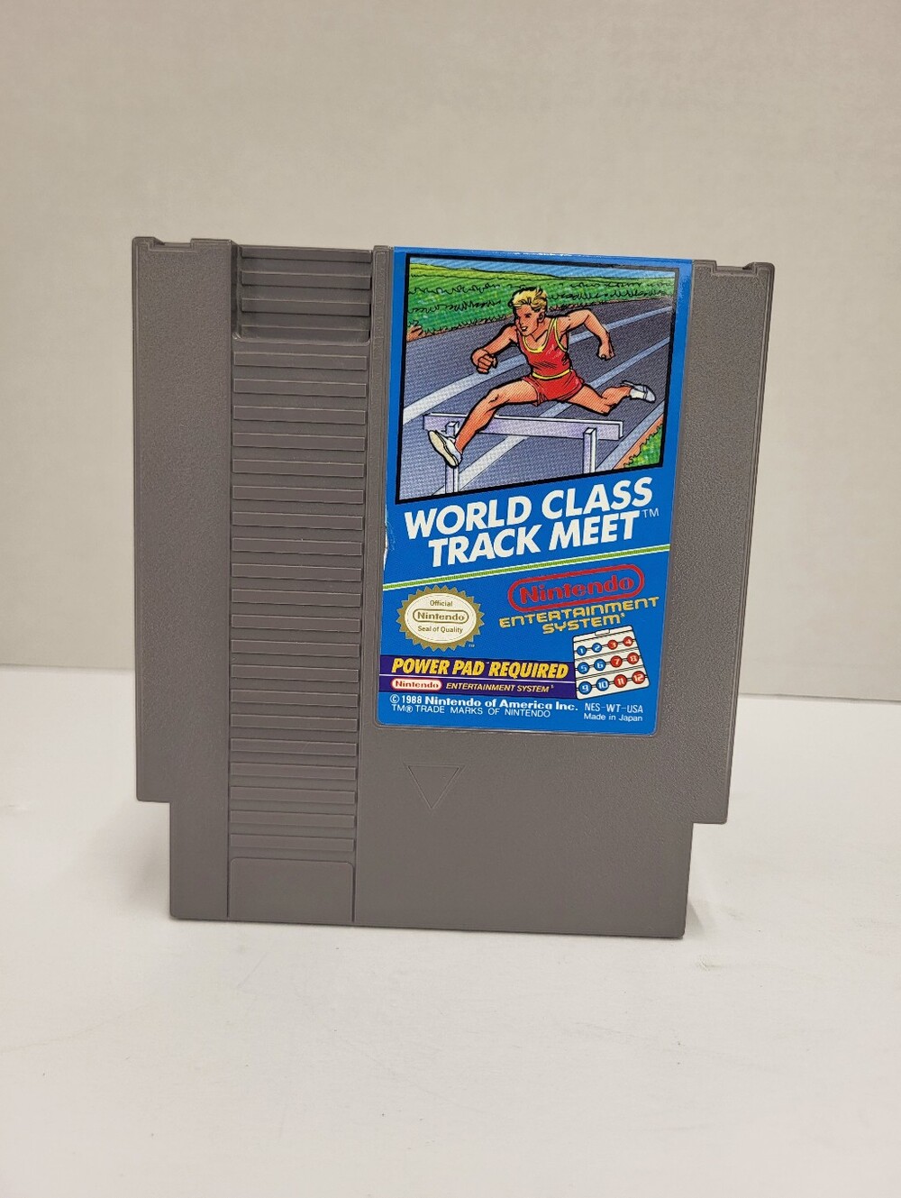 World Class Track Meet (Nintendo NES, 1987) Game Only - Tested Video Game